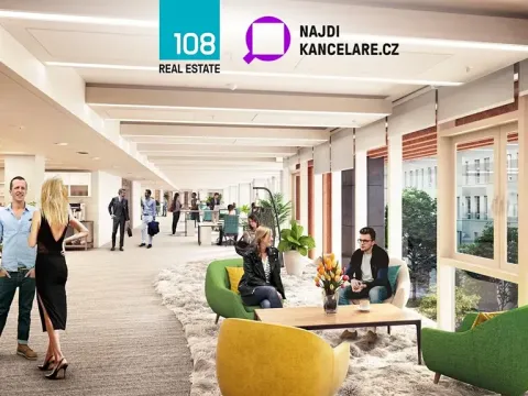 Pronájem kanceláře, Praha - Karlín, Rohanské nábřeží, 2000 m2