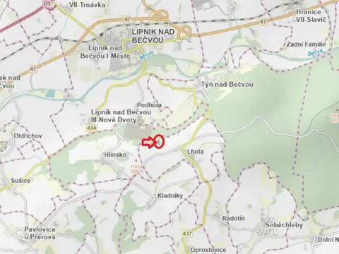 Prodej lesa, Lhota, 1562 m2