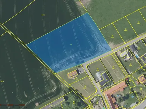 Dražba pozemku pro bydlení, Loket, 7909 m2