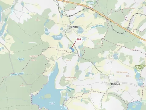 Dražba lesa, Kardašova Řečice, 25097 m2