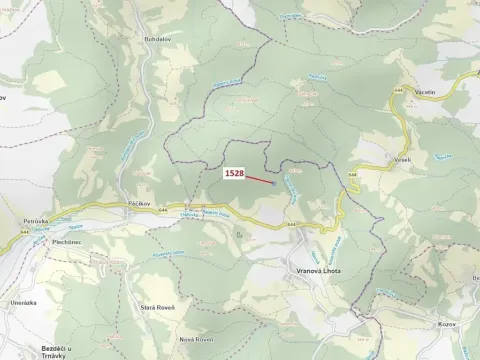 Dražba lesa, Vranová Lhota, 5323 m2