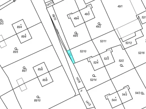 Dražba zahrady, Kutná Hora, 366 m2