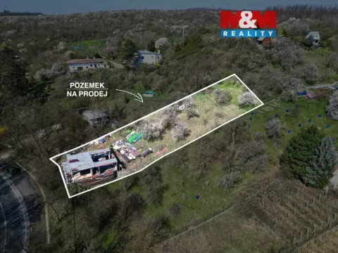 Prodej zahrady, Želešice, 1635 m2