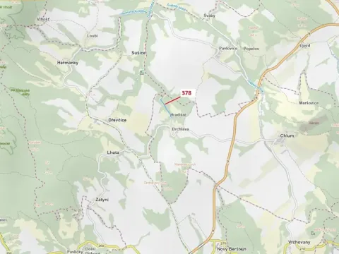 Dražba pozemku, Chlum, 11767 m2