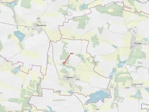 Dražba lesa, Nezdřev, 126 m2