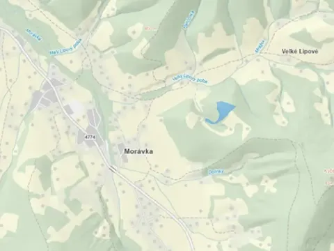 Dražba lesa, Morávka, 57384 m2