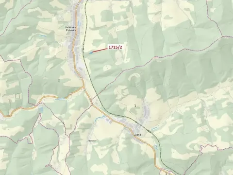 Dražba lesa, Valašská Polanka, 2632 m2