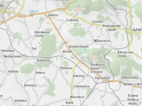 Prodej lesa, Mlázovice, 30813 m2