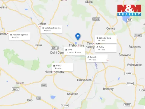 Prodej komerčního pozemku, Cerekvice nad Bystřicí - Třebovětice, 3540 m2