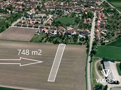Prodej podílu pole, Blažovice, 747 m2