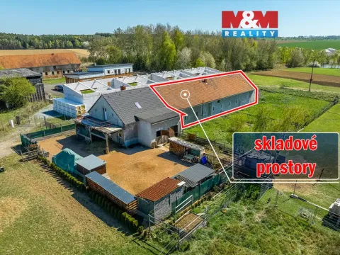 Prodej skladu, Vlkaneč, 144 m2