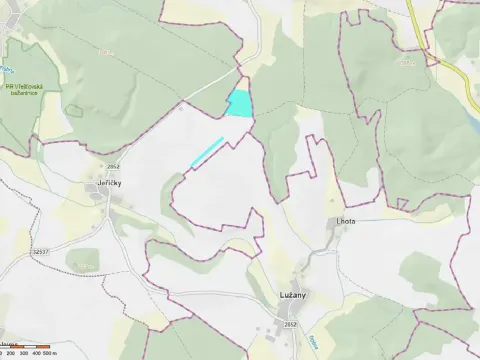 Prodej louky, Hořiněves, 32514 m2
