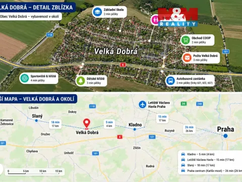 Prodej pozemku pro bydlení, Velká Dobrá, 906 m2