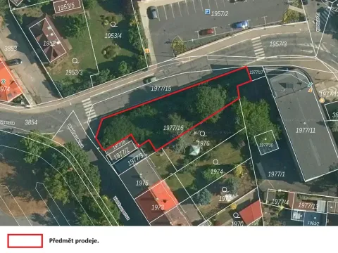 Prodej komerčního pozemku, Kutná Hora, Waldhauserova, 620 m2