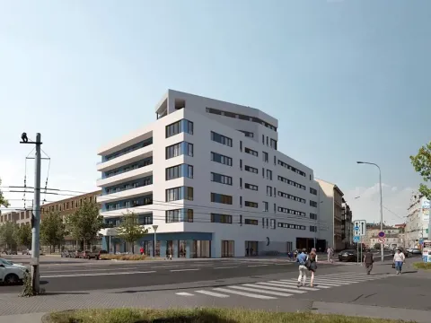Pronájem garážového stání, Brno, Křenová, 17 m2
