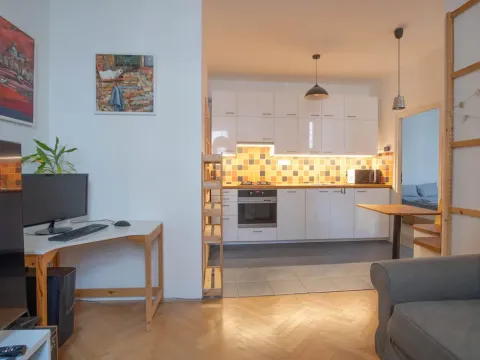 Prodej bytu 2+kk, Praha - Holešovice, U Uranie, 40 m2