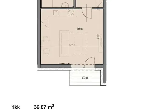 Prodej bytu 2+kk, Plzeň, V Malé Doubravce, 36 m2