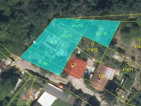 Dražba pozemku pro bydlení, Přistoupim, 730 m2