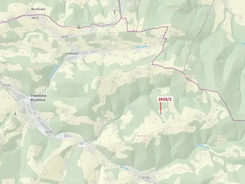 Dražba louky, Valašská Bystřice, 465 m2