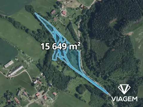 Prodej podílu zahrady, Stružinec, 7824 m2