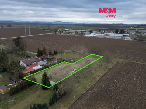 Prodej pozemku pro bydlení, Dub nad Moravou, 1279 m2
