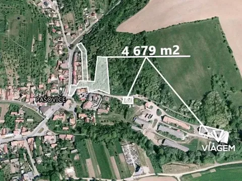 Prodej podílu zahrady, Pašovice, 965 m2