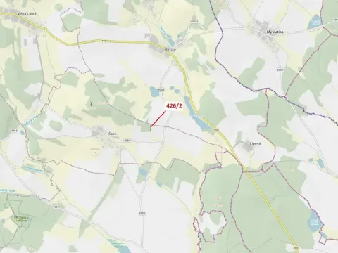 Dražba lesa, Volfířov, 592 m2