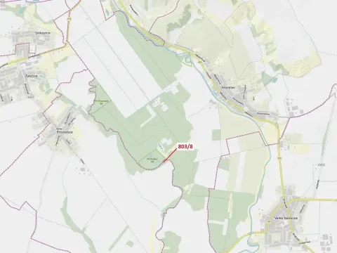Dražba lesa, Přísnotice, 574 m2