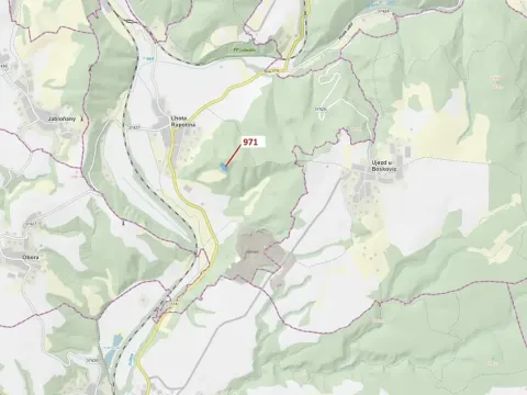 Dražba lesa, Lhota Rapotina, 4308 m2