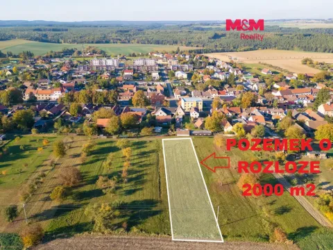Prodej zahrady, Kožlany, 2000 m2
