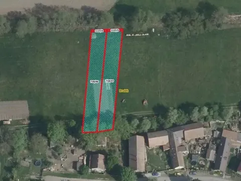 Prodej zahrady, Dětenice, 1392 m2