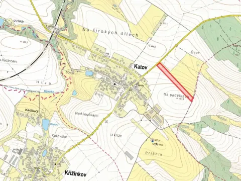 Prodej pole, Katov, 13880 m2