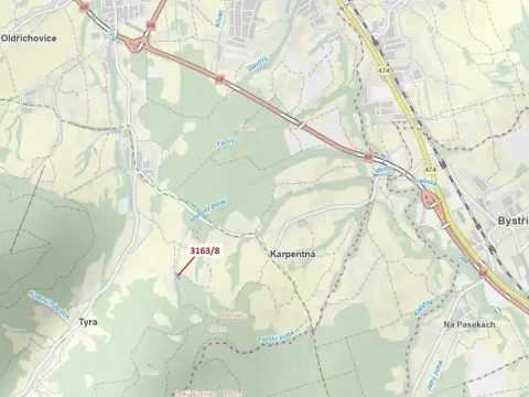 Dražba lesa, Třinec, 1981 m2
